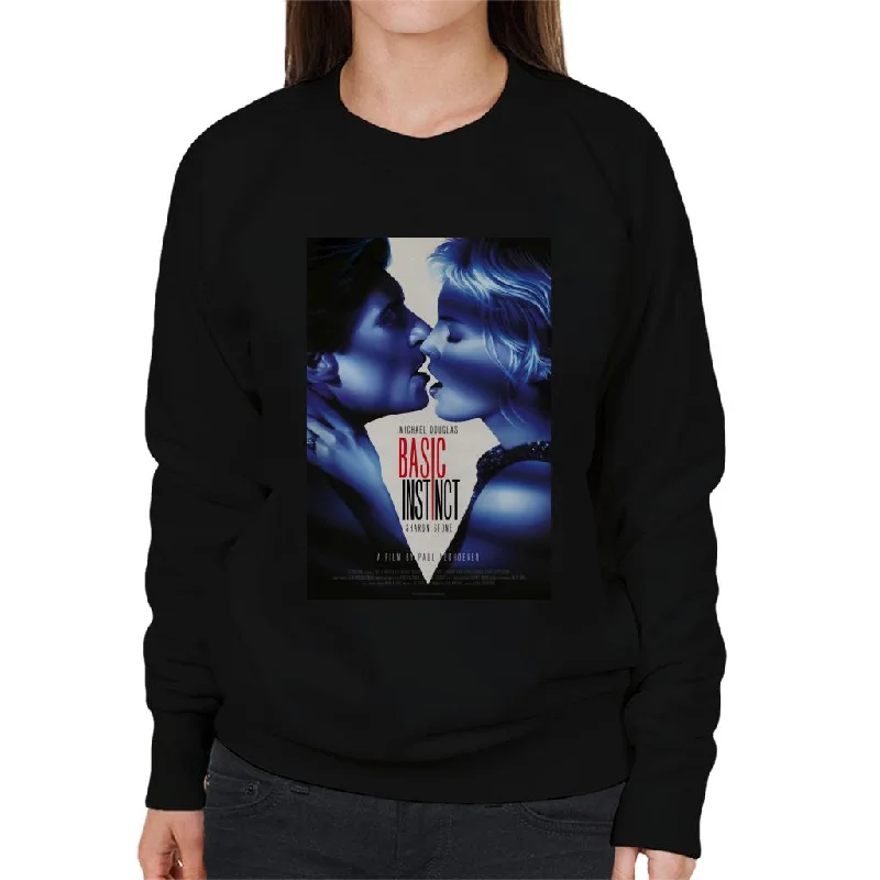 Basic Instinct Catherine And Nick Kiss Women's Sweatshirt Hoodie with Magnetic Closure Innovative Modern Basic Instinct Catherine And Nick Kiss Women's Sweatshirt Hoodie with Magnetic Closure Innovative Modern
