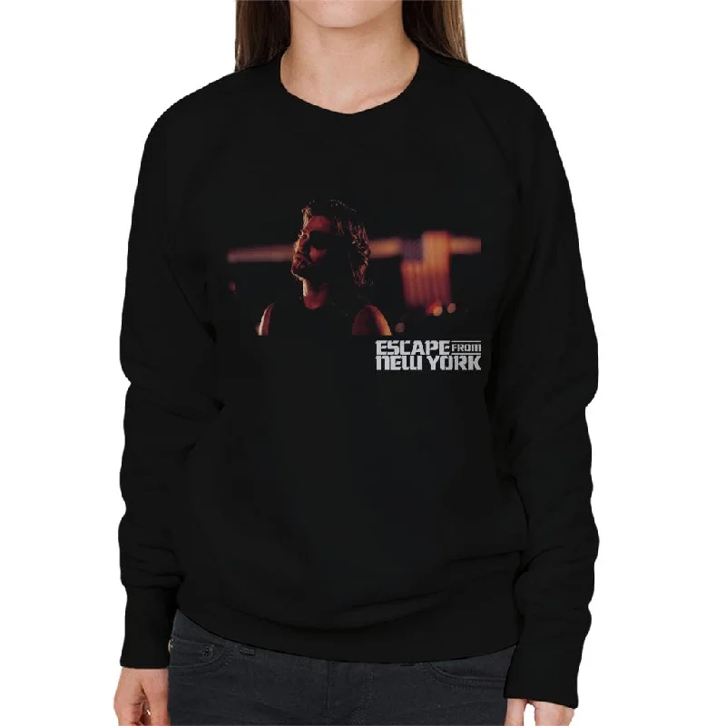 Escape From New York Call Me Snake Women's Sweatshirt Hoodie with Typography Text Message Escape From New York Call Me Snake Women's Sweatshirt Hoodie with Typography Text Message
