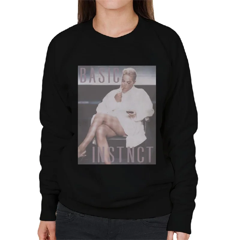 Basic Instinct Catherine Interrogation Scene Women's Sweatshirt Hoodie with Exposed Zipper Edgy Industrial Basic Instinct Catherine Interrogation Scene Women's Sweatshirt Hoodie with Exposed Zipper Edgy Industrial