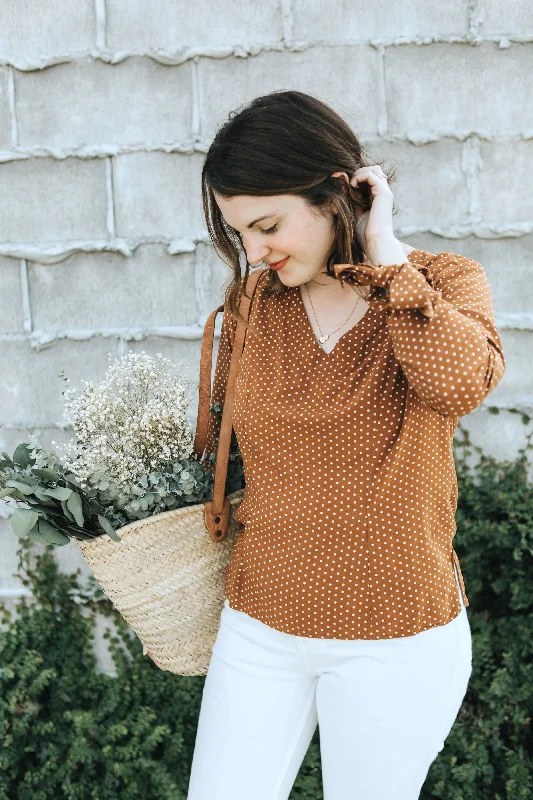 PDF Pattern - Seoul Blossom Blouse | Sew To Grow Stretchy Fitted Blouse
