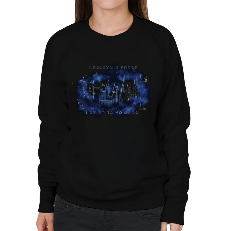 Harry Potter I Solemnly Swear I Am Up To No Good Women's Sweatshirt Hoodie with Oversized Fit Loose Comfortable Harry Potter I Solemnly Swear I Am Up To No Good Women's Sweatshirt Hoodie with Oversized Fit Loose Comfortable