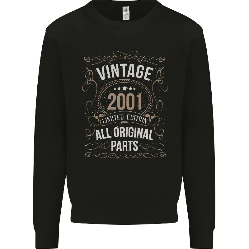 23rd Birthday Limited Edition 2001 Mens Sweatshirt Jumper Hoodie with Earth Tones Natural Calm 23rd Birthday Limited Edition 2001 Mens Sweatshirt Jumper Hoodie with Earth Tones Natural Calm