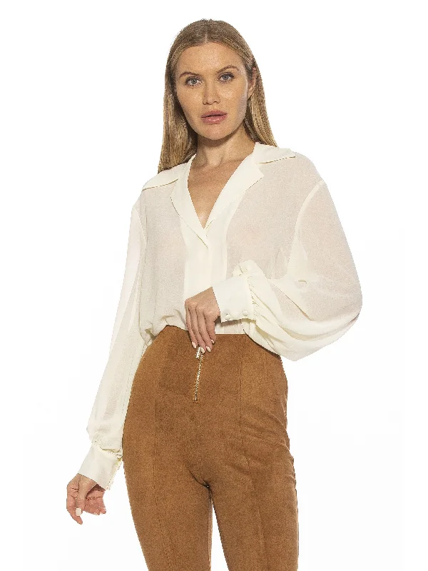 Mila Blouse Lightweight Linen Blouse