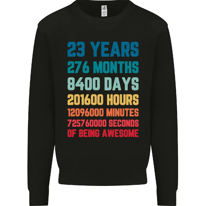 23rd Birthday 23-Year-Old Men's Sweatshirt Jumper Hoodie with Camouflage Military Edgy 23rd Birthday 23-Year-Old Men's Sweatshirt Jumper Hoodie with Camouflage Military Edgy