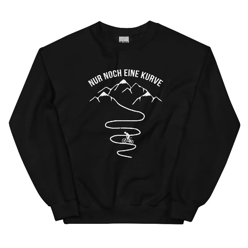 Nur Noch Eine Kurve Und Radfahrer - Sweatshirt (Unisex) Hoodie with Batwing Sleeves Loose Dramatic Nur Noch Eine Kurve Und Radfahrer - Sweatshirt (Unisex) Hoodie with Batwing Sleeves Loose Dramatic
