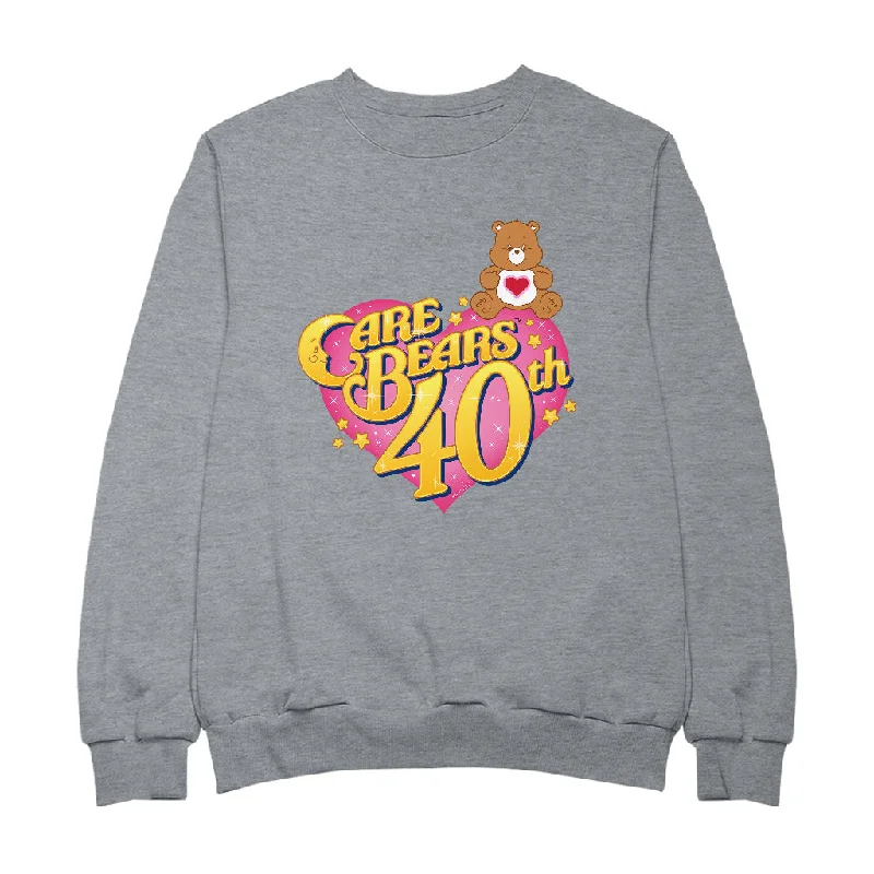 Care Bears 40th Anniversary Tenderheart Bear Women's Sweatshirt Hoodie with Distressed Vintage Worn Care Bears 40th Anniversary Tenderheart Bear Women's Sweatshirt Hoodie with Distressed Vintage Worn