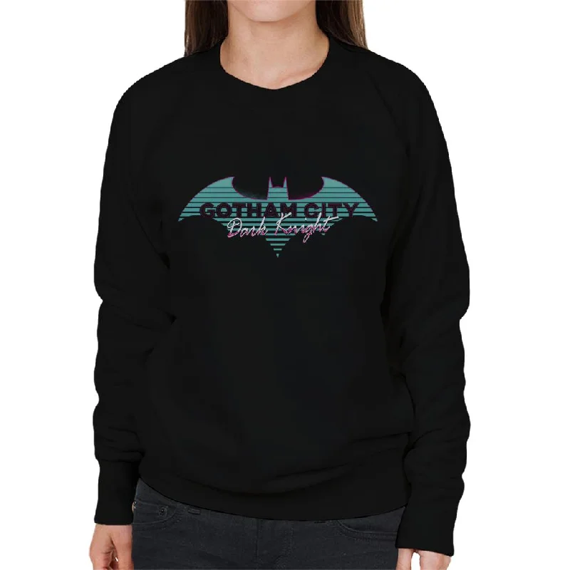 Batman The Dark Knight Gotham City Women's Sweatshirt Hoodie with Elastic Cuffs Stretchable Comfortable Batman The Dark Knight Gotham City Women's Sweatshirt Hoodie with Elastic Cuffs Stretchable Comfortable