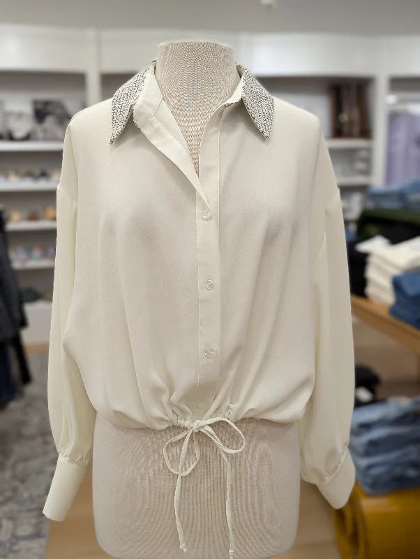 Kylie Blouse Delicate Pleat Blouse