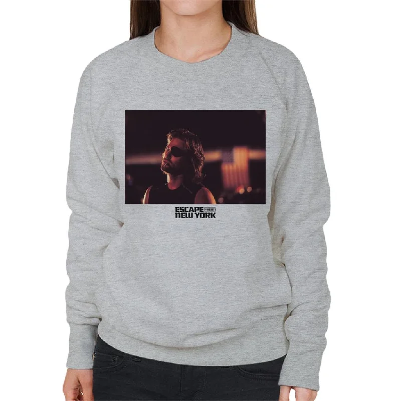 Escape From New York Snake American Flag Women's Sweatshirt Hoodie with Thumb Holes Functional Cozy Escape From New York Snake American Flag Women's Sweatshirt Hoodie with Thumb Holes Functional Cozy