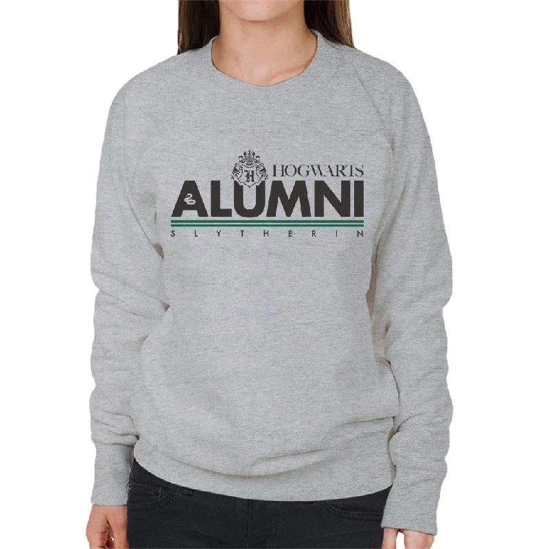 Harry Potter Hogwarts Alumni Slytherin Women's Sweatshirt Oversized Hoodie Comfort Casual Harry Potter Hogwarts Alumni Slytherin Women's Sweatshirt Oversized Hoodie Comfort Casual