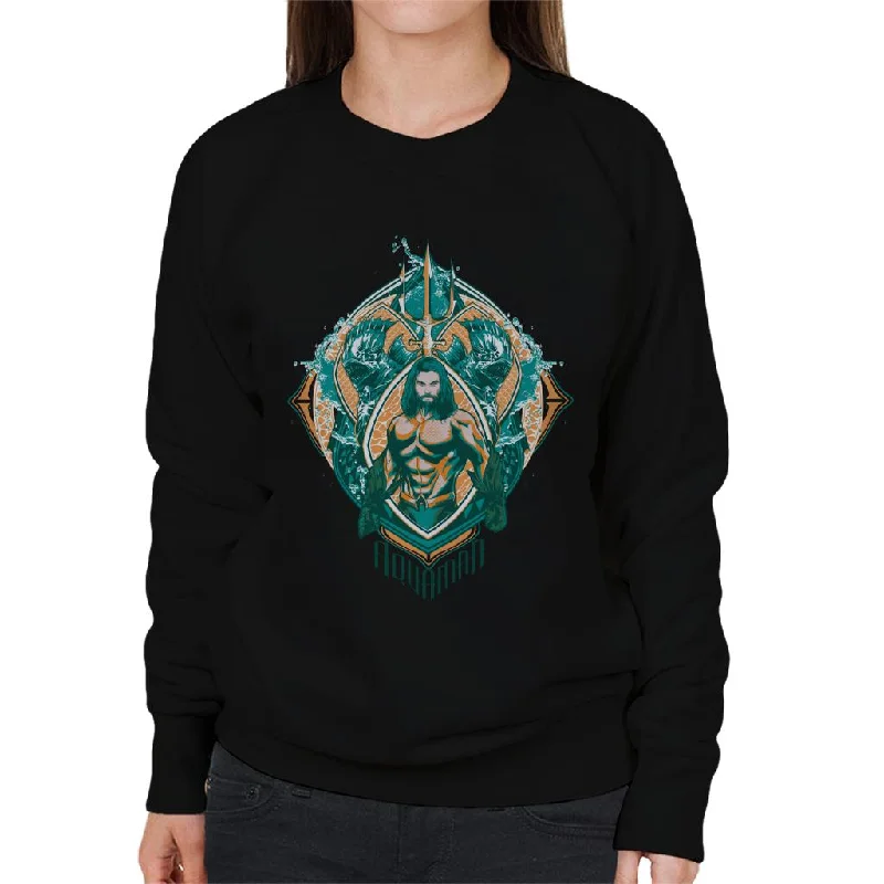 Aquaman Vs Karathen The Sea Monster Women's Sweatshirt Zip Hoodie Drawstring Kangaroo Pocket Aquaman Vs Karathen The Sea Monster Women's Sweatshirt Zip Hoodie Drawstring Kangaroo Pocket