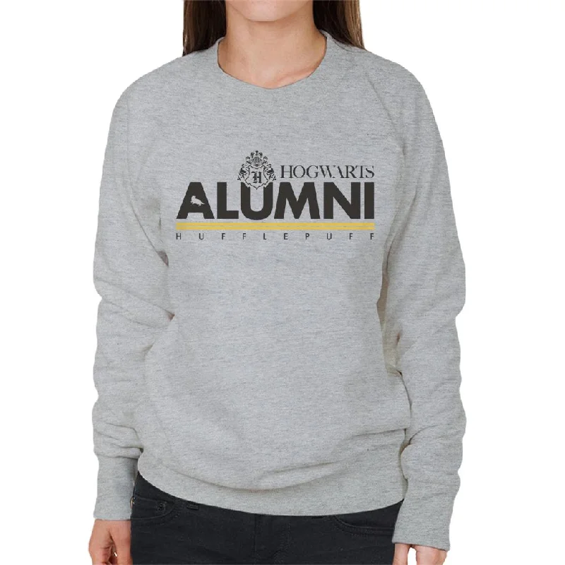 Harry Potter Hogwarts Alumni Hufflepuff Women's Sweatshirt Hoodie with Zipper Versatile Modern Harry Potter Hogwarts Alumni Hufflepuff Women's Sweatshirt Hoodie with Zipper Versatile Modern