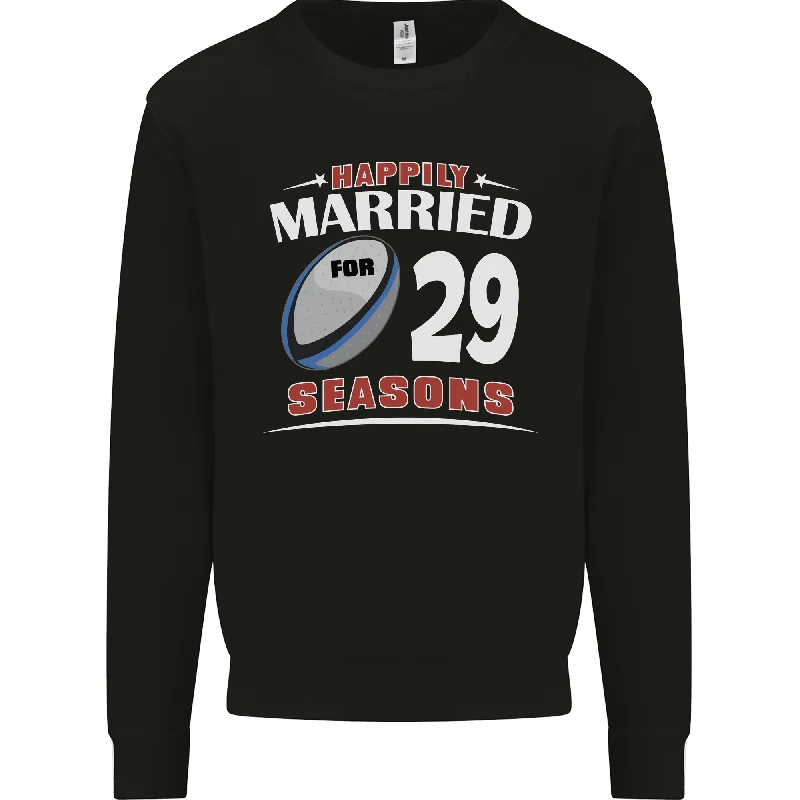 29 Year Wedding Anniversary 29th Rugby Mens Sweatshirt Jumper Hoodie with Tie-Dye Psychedelic Retro 29 Year Wedding Anniversary 29th Rugby Mens Sweatshirt Jumper Hoodie with Tie-Dye Psychedelic Retro