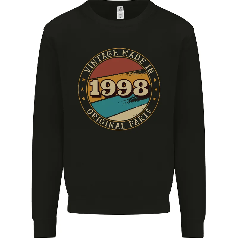 26th Birthday Vintage Made In 1998 Mens Sweatshirt Jumper Hoodie with Gradient Ombre Colorful 26th Birthday Vintage Made In 1998 Mens Sweatshirt Jumper Hoodie with Gradient Ombre Colorful