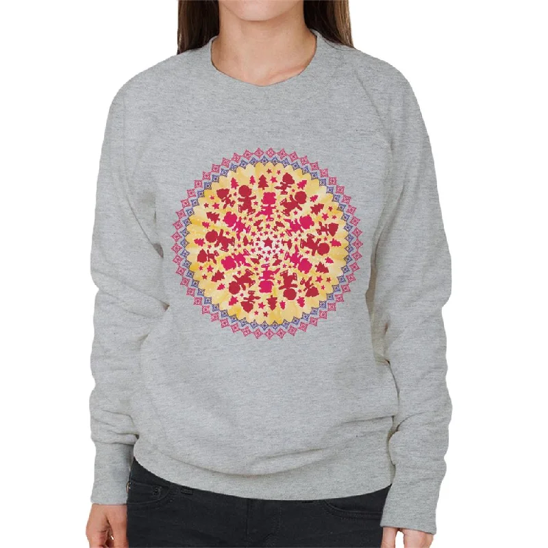 Peanuts Snoopy Symmetrical Ice Skating Women's Sweatshirt Hoodie with Zipper Versatile Modern Peanuts Snoopy Symmetrical Ice Skating Women's Sweatshirt Hoodie with Zipper Versatile Modern