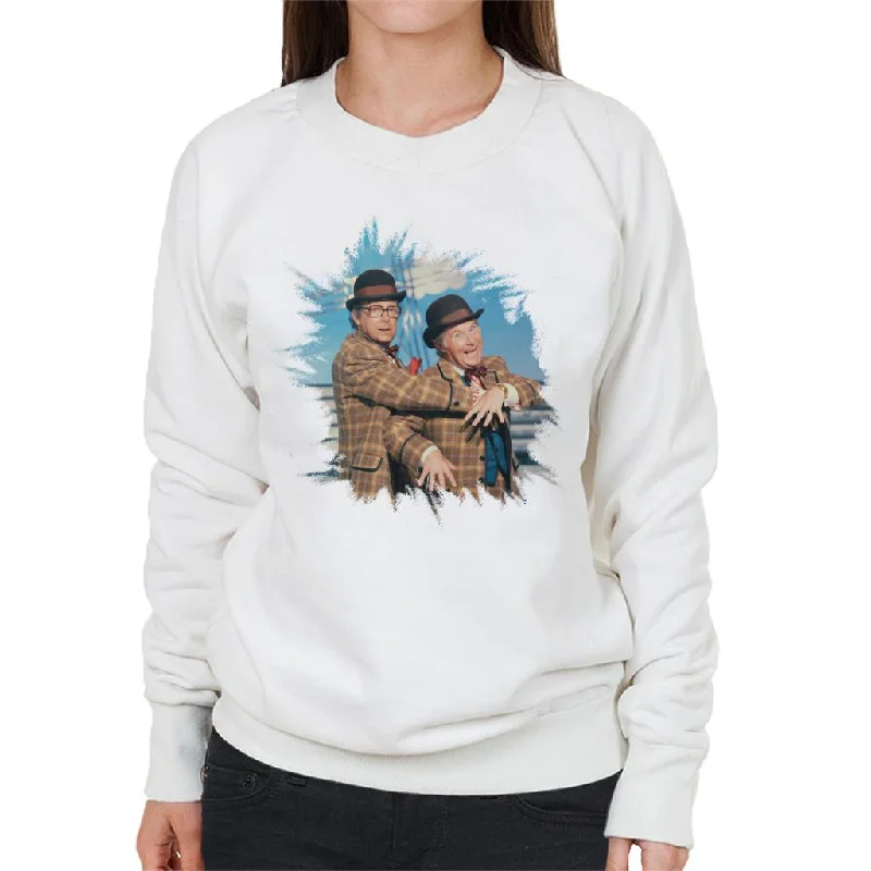 TV Times Morecambe And Wise 1981 Women's Sweatshirt Hoodie with Front Slit Layering Stylish TV Times Morecambe And Wise 1981 Women's Sweatshirt Hoodie with Front Slit Layering Stylish