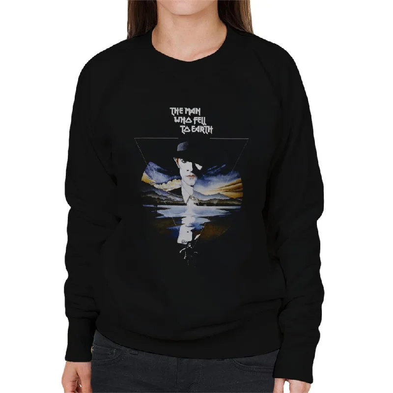 The Man Who Fell To Earth Theatrical Poster Women's Sweatshirt Hoodie with Zipper Versatile Modern The Man Who Fell To Earth Theatrical Poster Women's Sweatshirt Hoodie with Zipper Versatile Modern