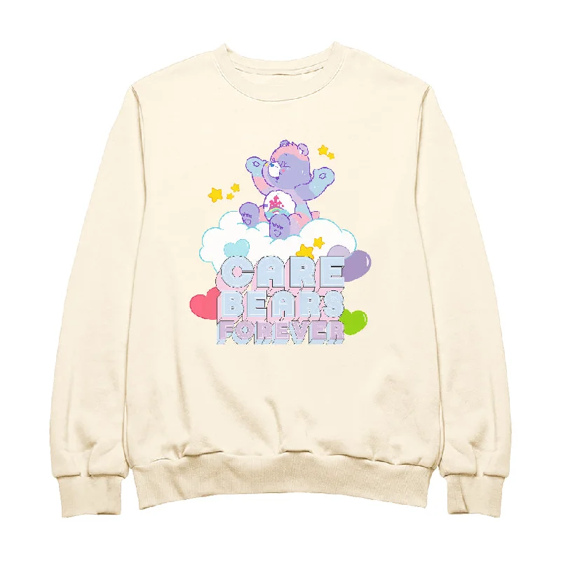 Care Bears Forever 40th Anniversary Women's Sweatshirt Hoodie with Lace Feminine Delicate Care Bears Forever 40th Anniversary Women's Sweatshirt Hoodie with Lace Feminine Delicate