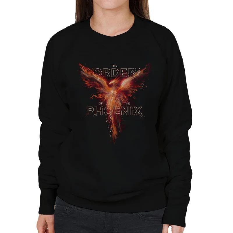 Harry Potter The Order Of The Phoenix Women's Sweatshirt Hoodie with Magnetic Closure Innovative Modern Harry Potter The Order Of The Phoenix Women's Sweatshirt Hoodie with Magnetic Closure Innovative Modern