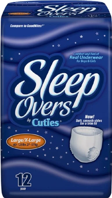 Sleepovers Youth Pants, Large/X-Large, Bag of 12, 4 Pack (48 Total) Modern Stretch Trousers Sleepovers Youth Pants, Large/X-Large, Bag of 12, 4 Pack (48 Total) Modern Stretch Trousers