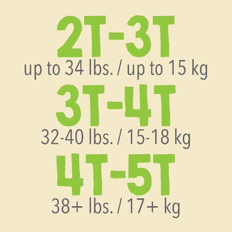 Cutie Pant Training Pant - Unisex 2T-3T, 4 Packs of 26 (104 Total) Cozy Jogger Leggings Cutie Pant Training Pant - Unisex 2T-3T, 4 Packs of 26 (104 Total) Cozy Jogger Leggings