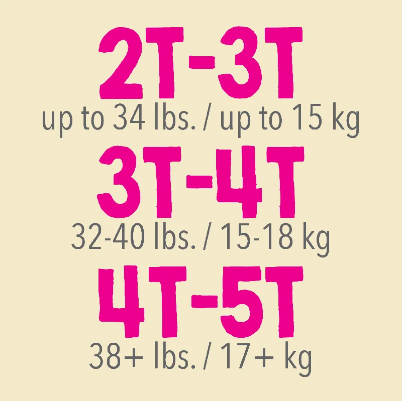 Cutie Pant Training Pant - Girl 4T-5T, 4 Packs of 19 (76 Total) Casual Skinny Fit Pants Cutie Pant Training Pant - Girl 4T-5T, 4 Packs of 19 (76 Total) Casual Skinny Fit Pants