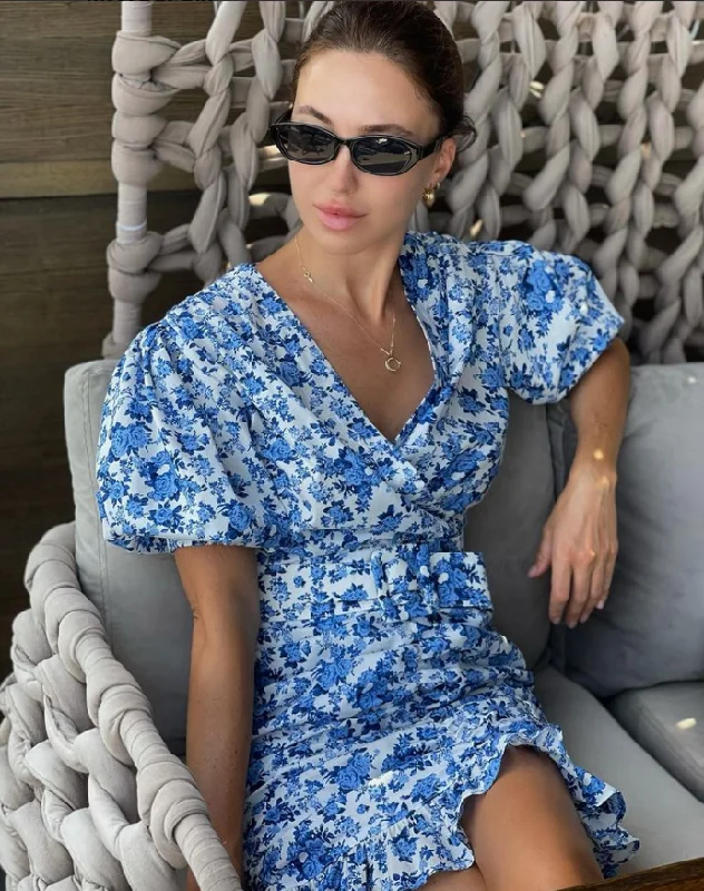 Dress Blue Flower