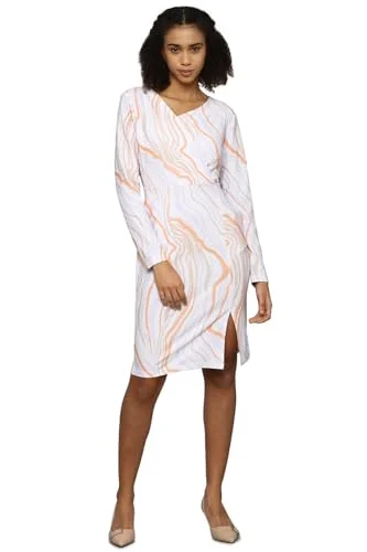 Allen Solly Printed Polyester Collar Neck Women's Maxi Dress (Multi) Multicolour Cozy Ruffle Sleeve Maxi Dress Allen Solly Printed Polyester Collar Neck Women's Maxi Dress (Multi) Multicolour Cozy Ruffle Sleeve Maxi Dress