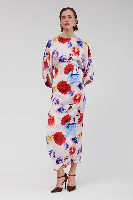Amie Angel Sleeve Maxi Dress Fashionable Halter Neck Maxi Dress