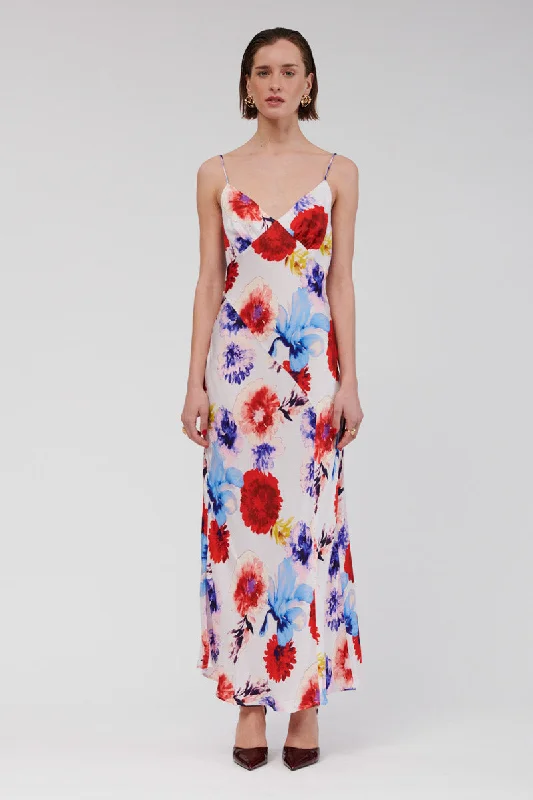 Amie Slip Maxi Dress Trendy V-Neck Maxi Dress