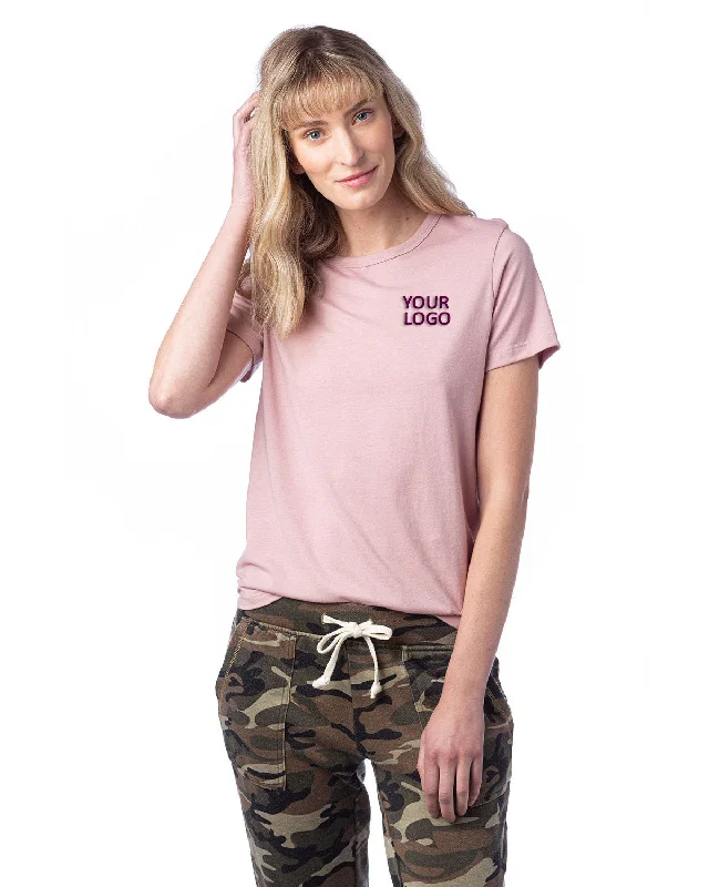 Alternative Ladies' Modal Tri-Blend T-Shirt, Rose Quartz Layered Multi-layer Single Layer Alternative Ladies' Modal Tri-Blend T-Shirt, Rose Quartz Layered Multi-layer Single Layer