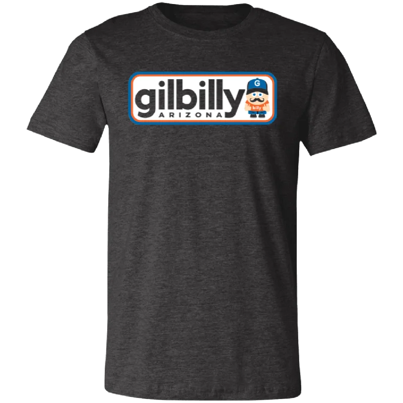 Unisex Crew Neck Shirt | Gilbilly Logo | Dark Grey Heather Machine Wash Dry Clean Hand Wash Unisex Crew Neck Shirt | Gilbilly Logo | Dark Grey Heather Machine Wash Dry Clean Hand Wash