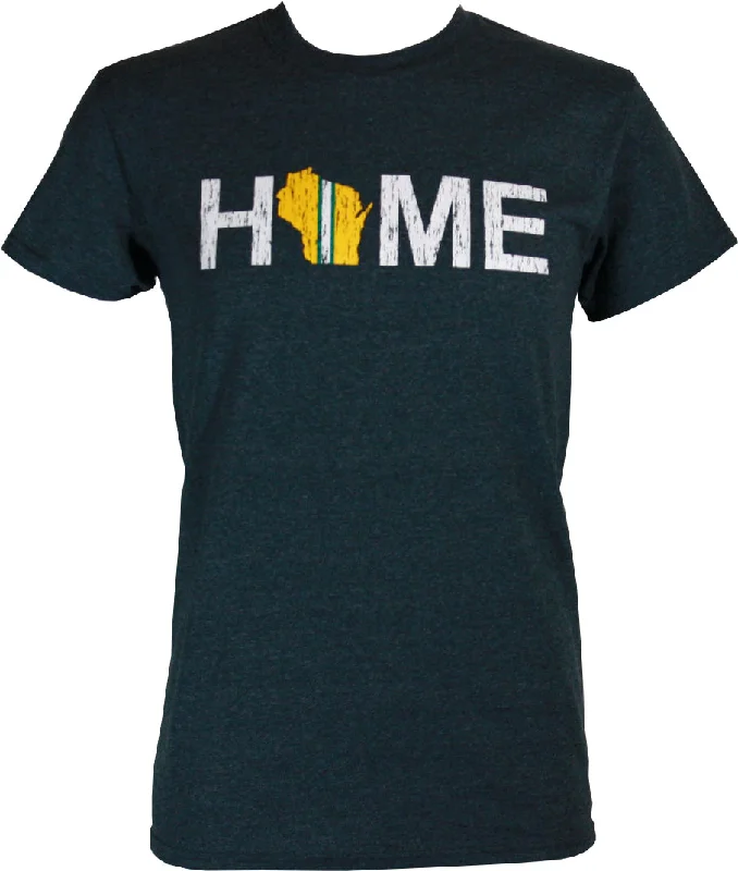 Green Bay Packers Home Men's Heather Grey Shirt Mesh Blend Leather Blend Suede Blend Green Bay Packers Home Men's Heather Grey Shirt Mesh Blend Leather Blend Suede Blend