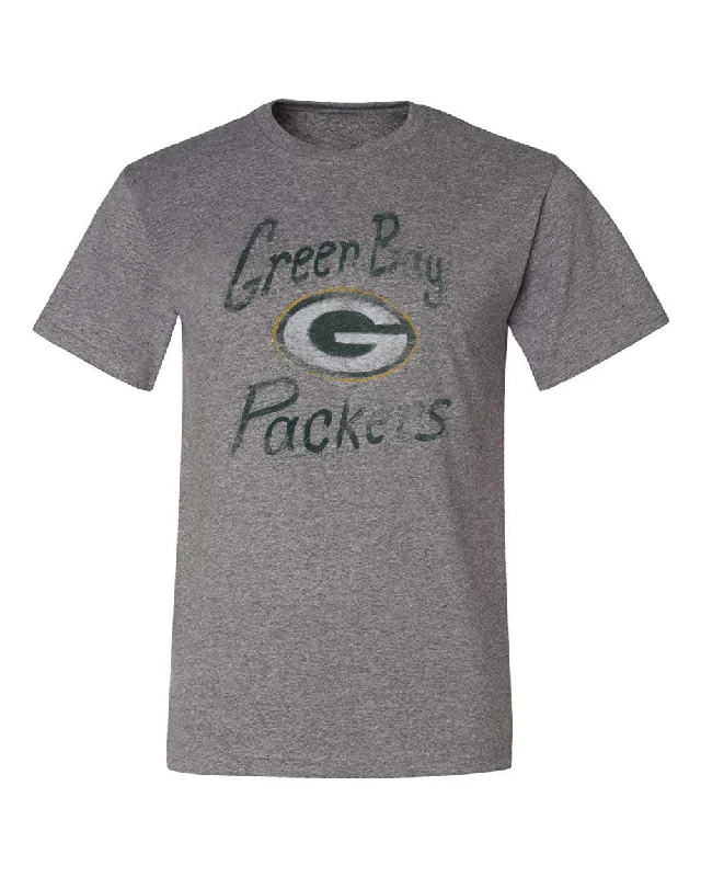 Green Bay Packers Vintage Inspired Gameday Men's T-Shirt Iron Safe Non-Iron Wrinkle Free Green Bay Packers Vintage Inspired Gameday Men's T-Shirt Iron Safe Non-Iron Wrinkle Free