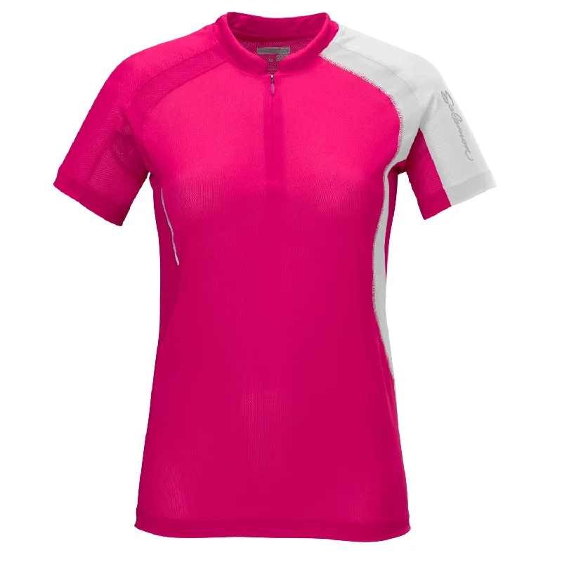 Salomon Women's Trail Runner II 1/2 Zip Tech Tee Fleece Fabric Down Fabric Feather Fabric Salomon Women's Trail Runner II 1/2 Zip Tech Tee Fleece Fabric Down Fabric Feather Fabric