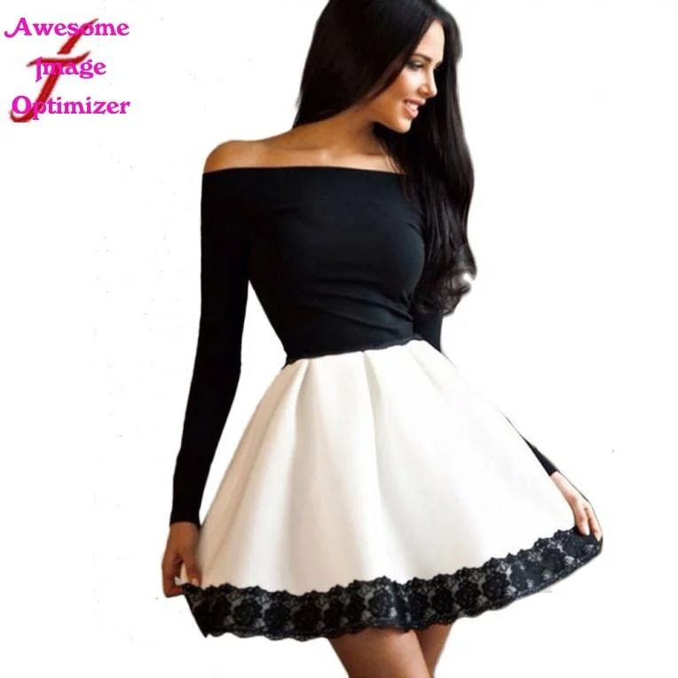 Sexy Autumn Women Dress Black Solid Off Shoulder Slim Casual Long Sleeve Evening Party Short A-Line Mini Dress for Ladies Elegant Sequin Mini Dress Sexy Autumn Women Dress Black Solid Off Shoulder Slim Casual Long Sleeve Evening Party Short A-Line Mini Dress for Ladies Elegant Sequin Mini Dress