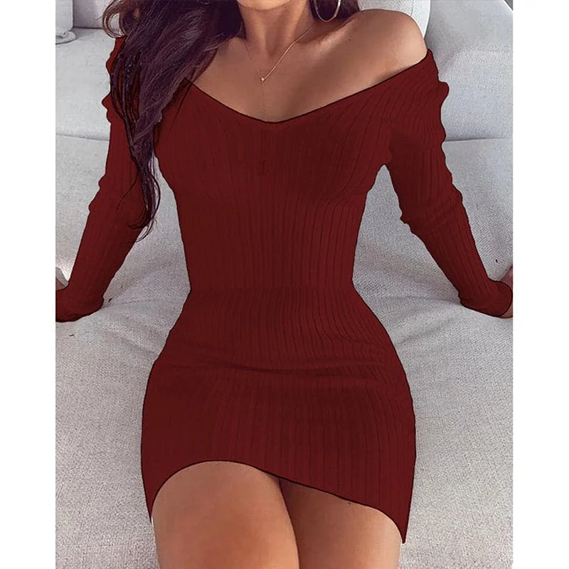 Women Summer Solid Pencil Dress