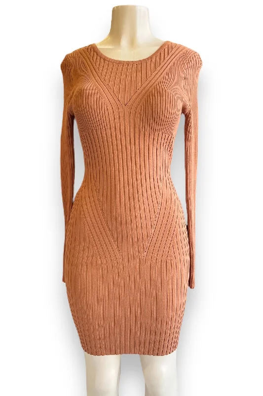 Contour Cut Sweater Dress