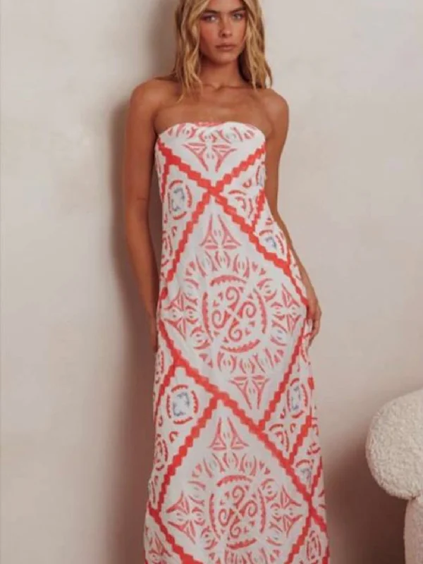 Diamond Strapless Dress 1286