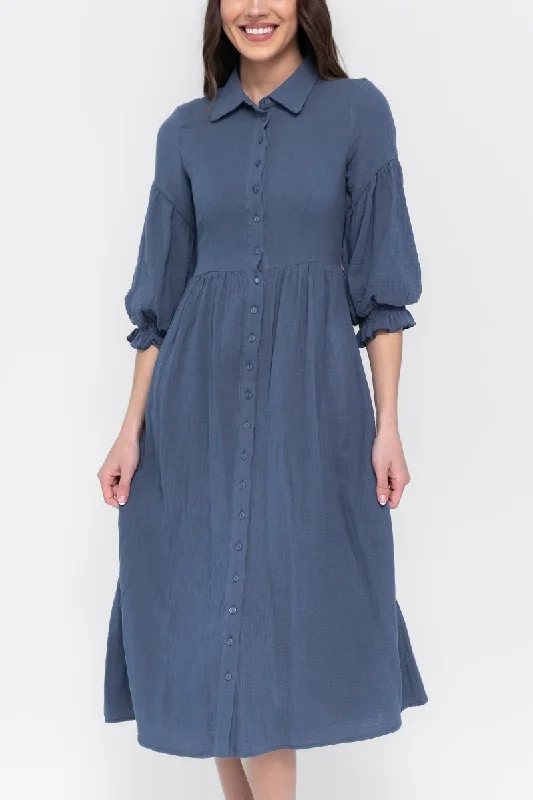 GABRIELLA DRESS (BLUE)