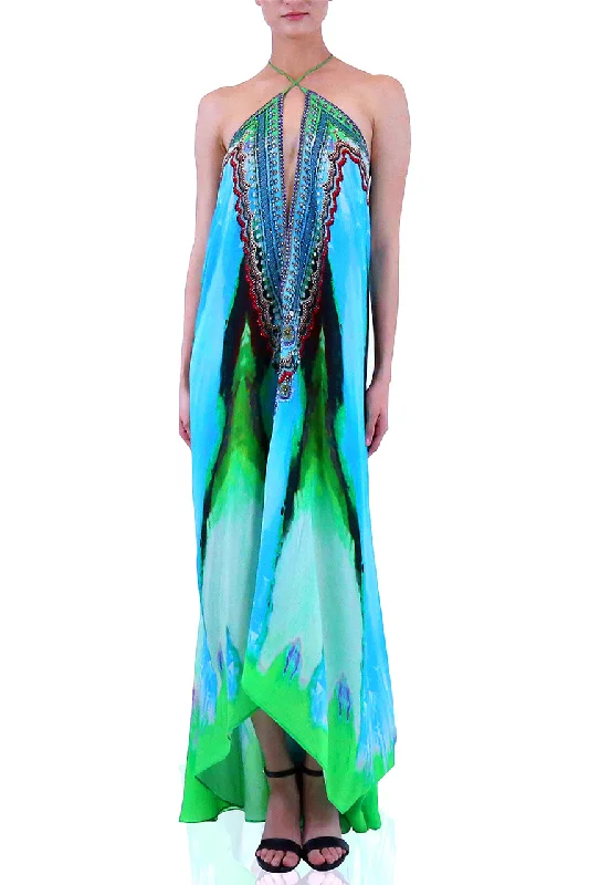 Green Envy Long Summer Dresses