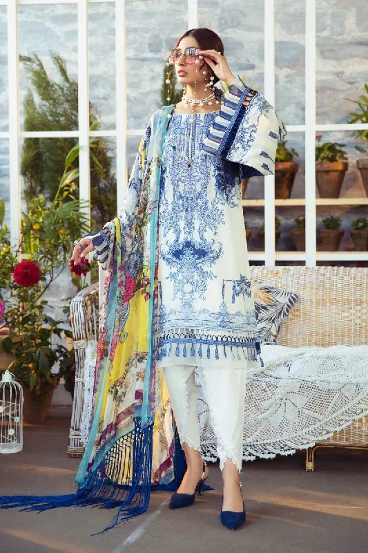 Maria B MPrint Ready to Wear Embroidered 3 Pcs Dress 07B