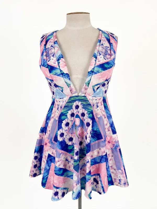 Mooloolah | Multicoloured Cocktail Dress | Size 10