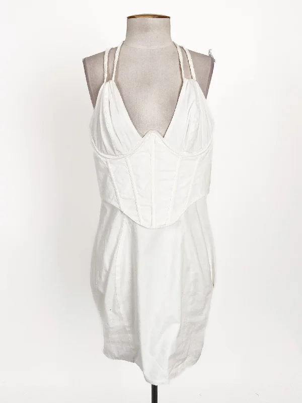 Oh Polly | White Cocktail Dress | Size 12