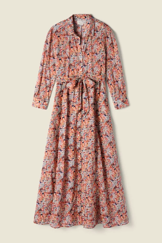 Eliot Dress Vino Daisies