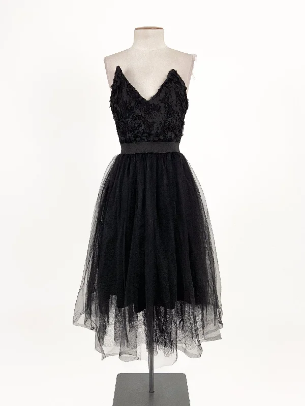 Rare London | Black Cocktail/Formal Dress | Size 8