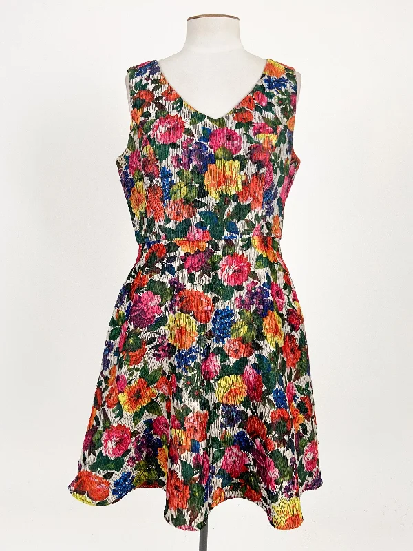 Review | Multicoloured Cocktail Dress | Size 14