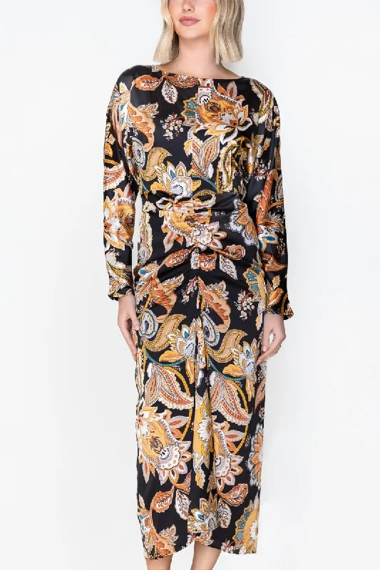 SYDNEY DRESS (BLACK FLOWER)