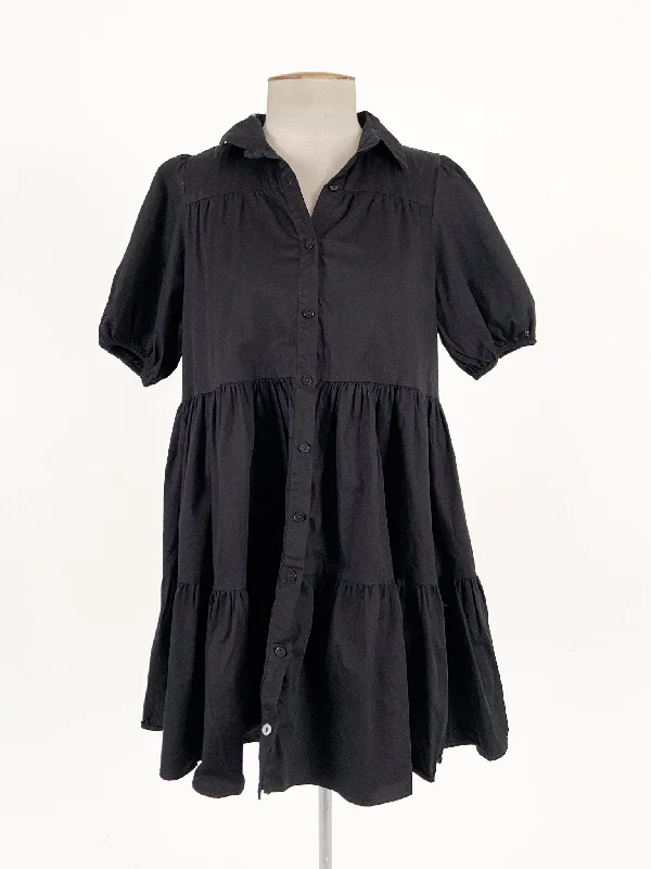 Zara | Black Casual Dress | Size S