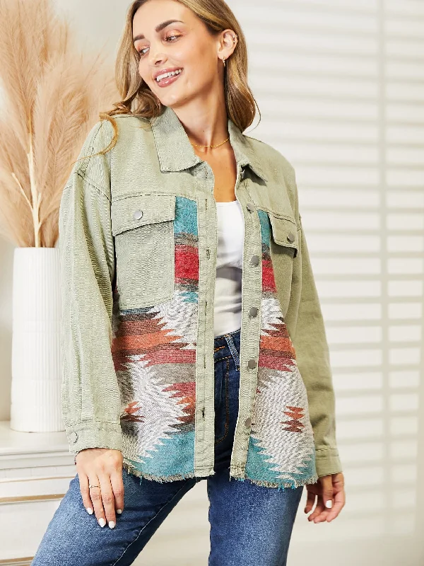 Dropped Shoulder Long Sleeve Printed Denim Jacket Belted Jacket Elasticated Jacket Padded Jacket Dropped Shoulder Long Sleeve Printed Denim Jacket Belted Jacket Elasticated Jacket Padded Jacket